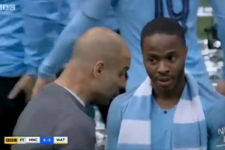 بالفيديو.. رغم نهاية الموسم.. ستيرلنج لم يسلم من فلسفة جوارديولا!